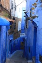 Life in Chefchaouen Medina, Morocco Royalty Free Stock Photo